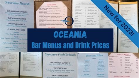 oceani cruises|oceania cruises beverage package price.